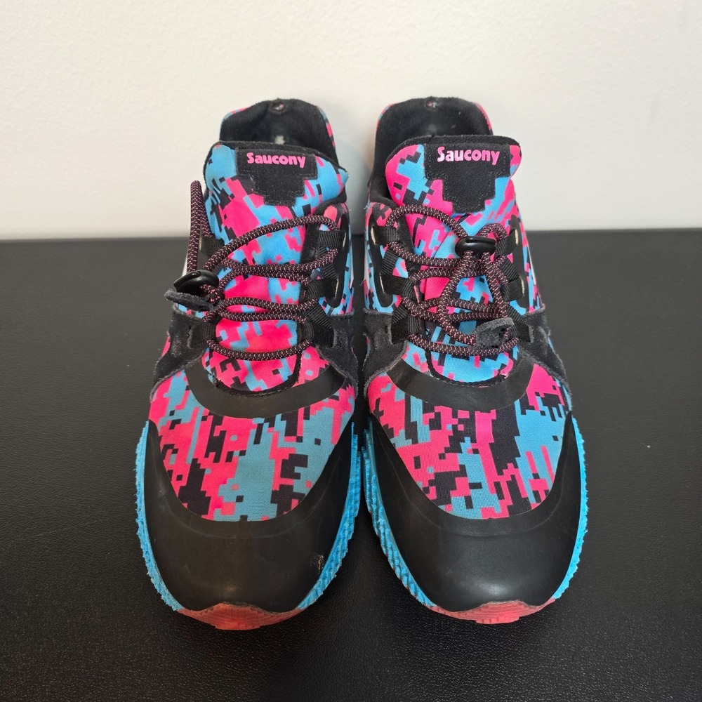 Saucony Shoes Womens 7 Black Pink S‎ Voxel 9000 Performance Running Gym Sneakers - Picture 4 of 10